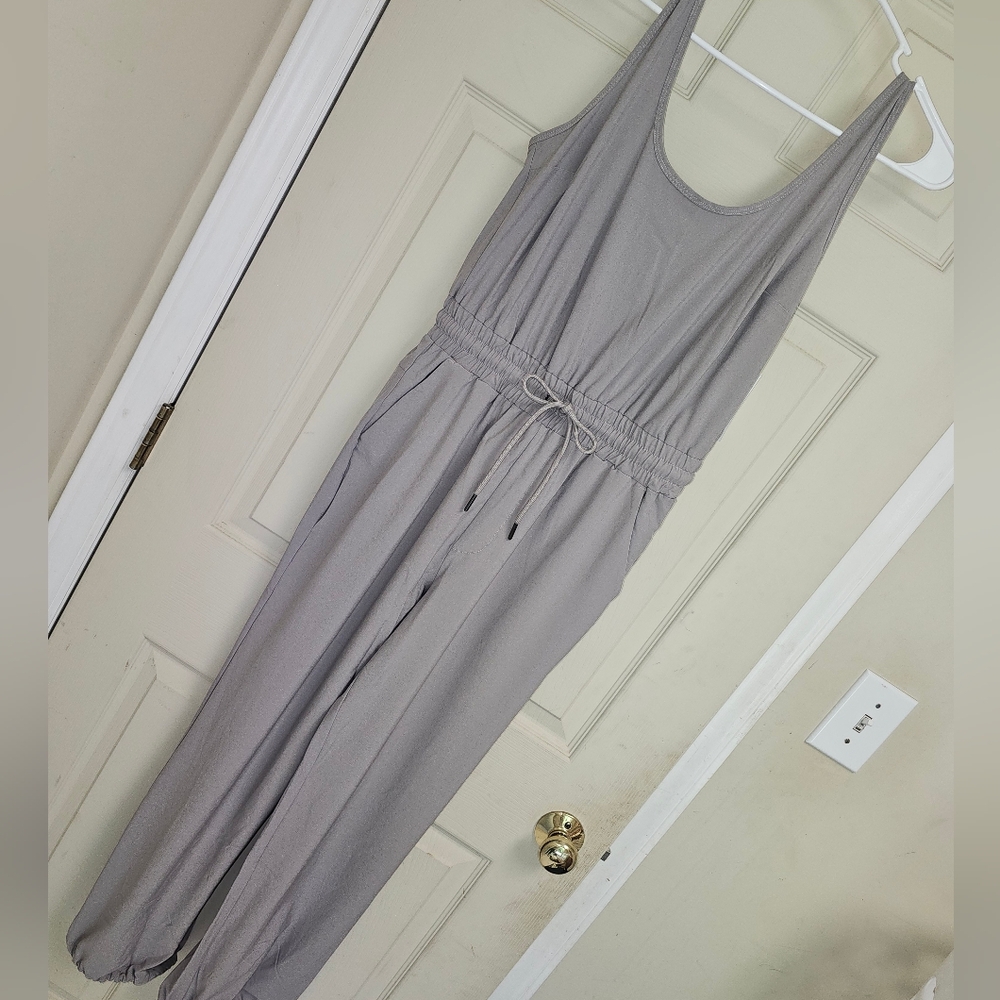 Abercrombie & Fitch Traveler Jumpsuit, Taupe, Small